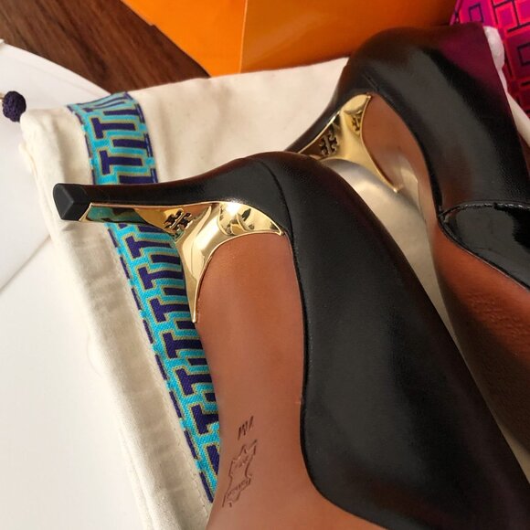 Tory Burch 55MM Pump Black Size 7 - Picture 5 of 8